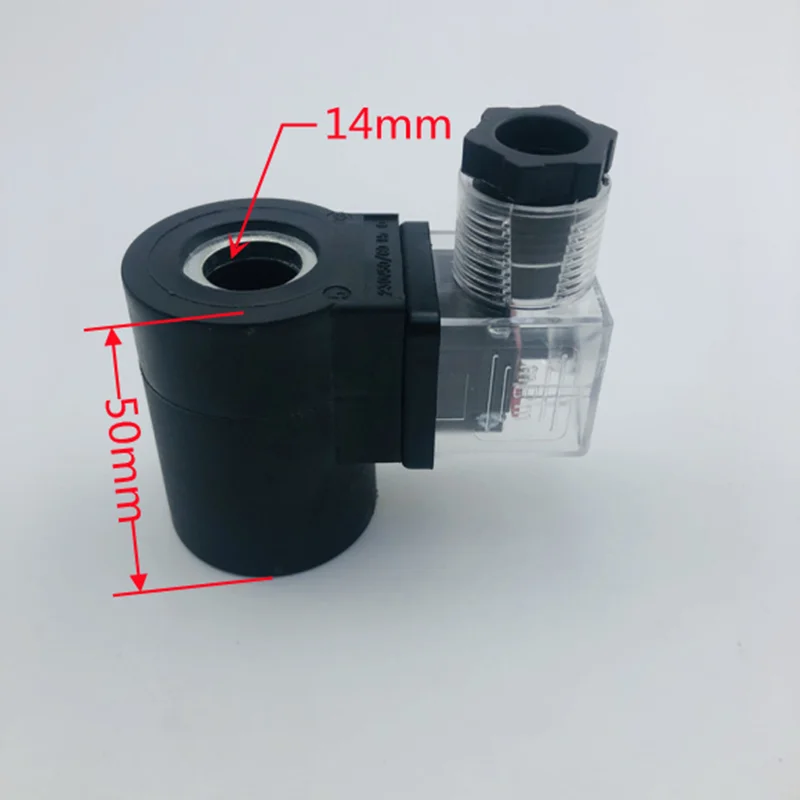 

Cartridge Valve Hydraulic Solenoid Valve Coil Inner Hole Inner Diameter 14mm Length Height 50mm AC220V DC24V