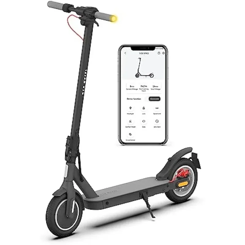 

V30PRO Electric Scooter with Turn Signals - 19.9 Miles Range & 18 MPH, 350W Motor, 10" Inner-Support Tires