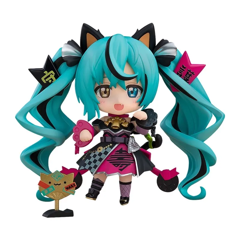 

Original 10Cm NENDOROID #2759 Hatsune Miku Black Maneki Miku Ver.Action Figure Toys For Kids Gift Collectible Model Ornaments
