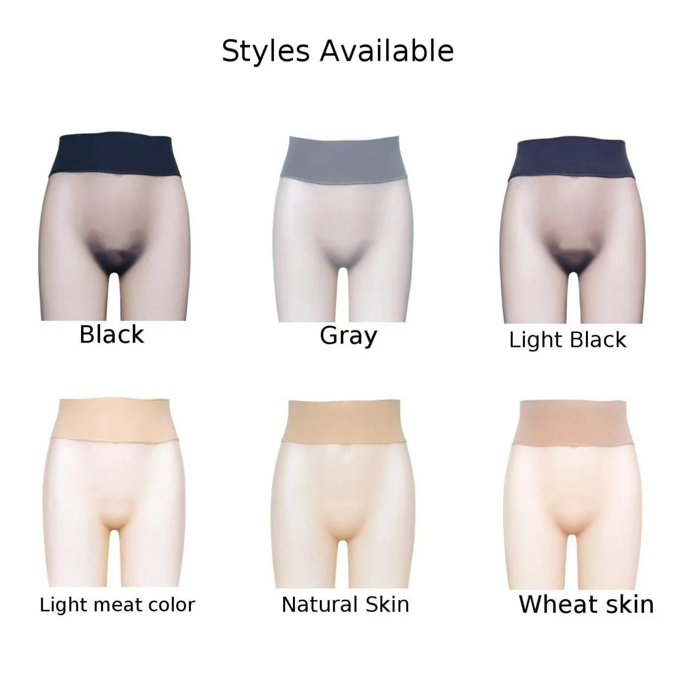 1pc Summer Ultra Thin Men\'s Seamless Stockings Silky High-Waist Pantyhose Sexy Solid Color Male See Through Tights Underwear