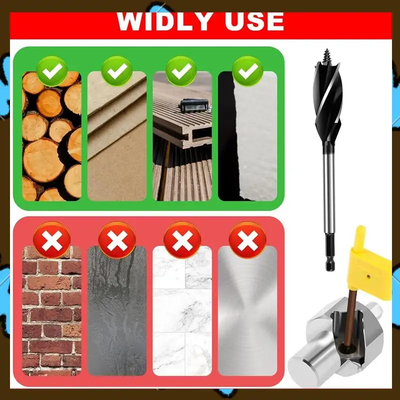 

Promotion! Woodworking Bench Dog Hole Chamfer Reamer Tool, Deburring Drill Bit,For Standard Electric Drills