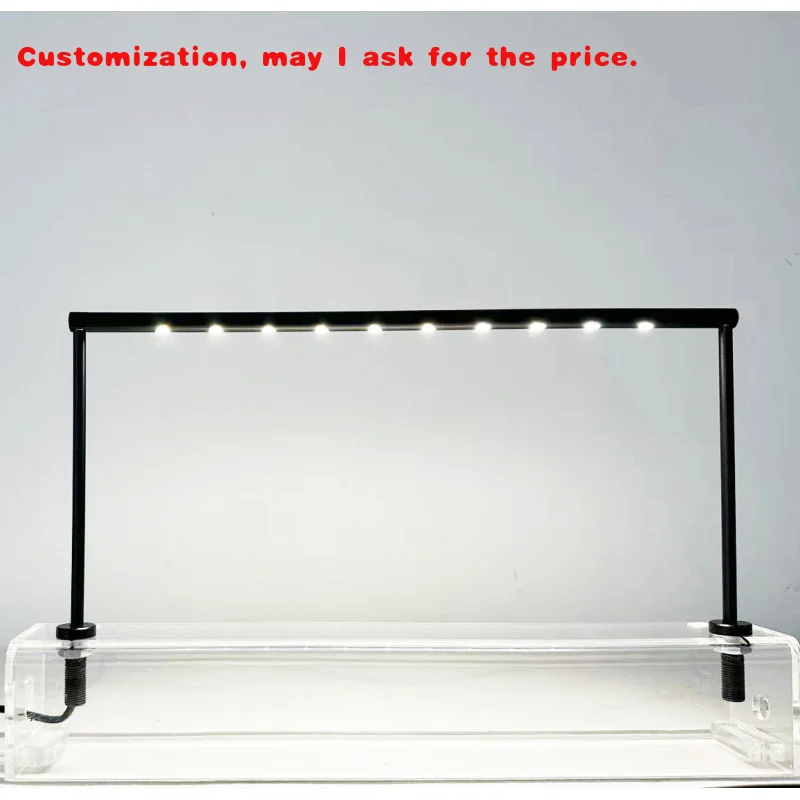 

на заказ. Освещение шкафа для ювелирных изделий, тонкий профиль, черная, серебряная, портальная витрина, светодиодный дисплей