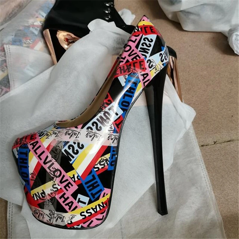 LLXF 2027 Crossdresser Shallow Mouth Women's Shoes 22cm Ultra High Thin Heels Cosplay Pumps Steel Pipe Dance Stilettos