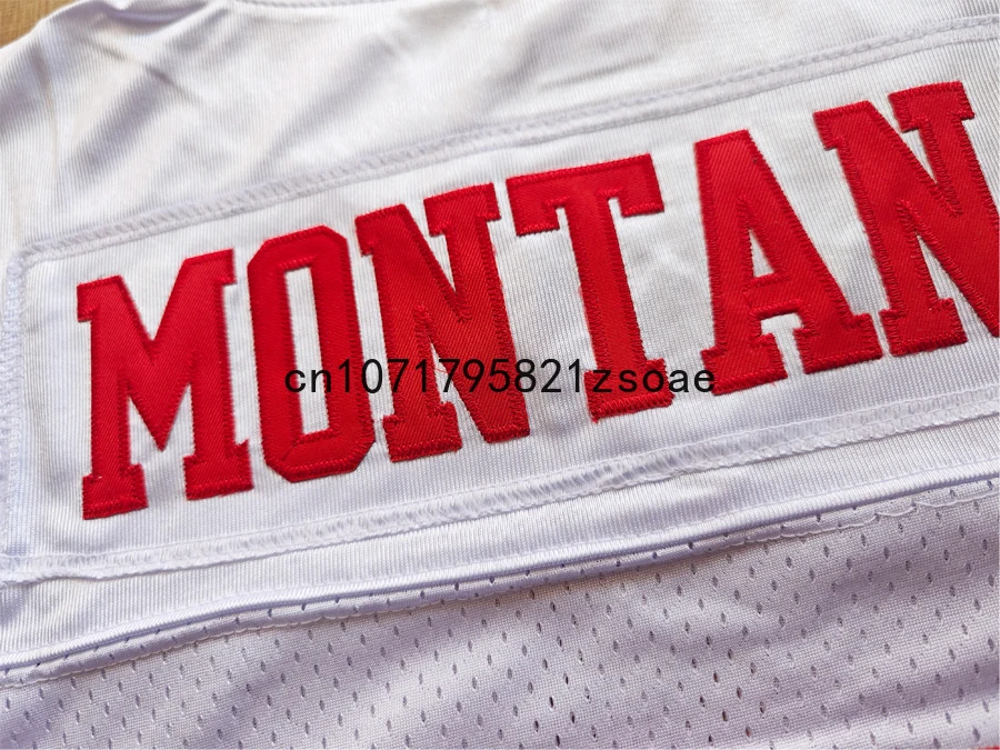 جو مونتانا جيرسي 16 سان فرانسيسكو ريترو لكرة القدم الفانيلة 8 ستيف يونغ جيرسي 42 روني لوت جيرسي جميع مخيط الولايات المتحدة رجل الحجم