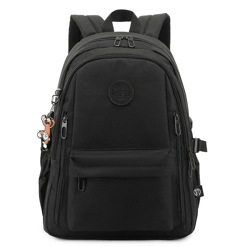 Nesitu alta calidad A4 gran capacidad Oxford hombres mujeres mochila para ordenador portátil mochila escolar ligera bolsa de viaje rojo blanco negro M1793