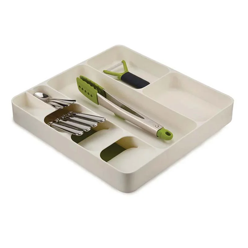 Kitchen Drawer Organizer Storage Tray Spoon And Utensil Classification And Sorting For Kitchenware Storage And Organization