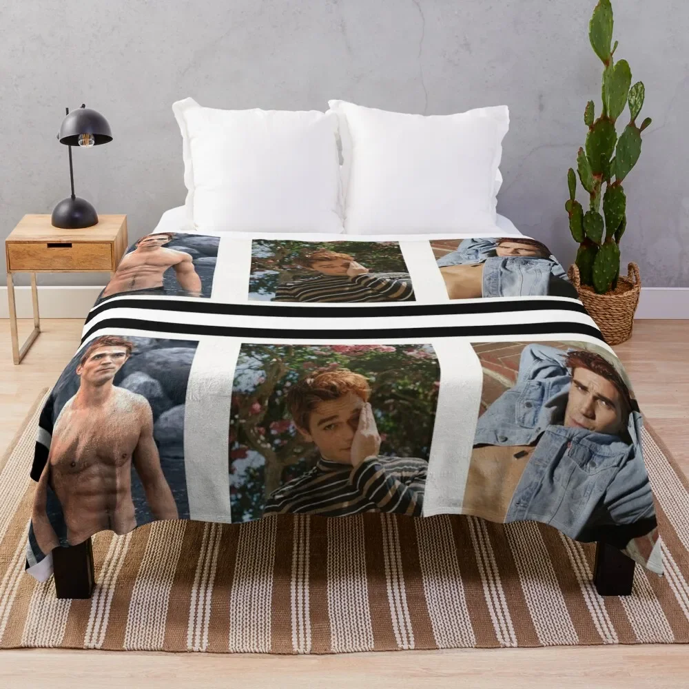 

KJ Apa Throw Blanket christmas gifts Blankets For Baby for winter sofa bed Blankets