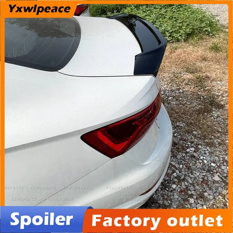 

For Volkswagen VW Jetta MK7 2019 2020 2021 2022 High Quality ABS Glossy Black M Style Rear Trunk Lip Spoiler Car Accessories