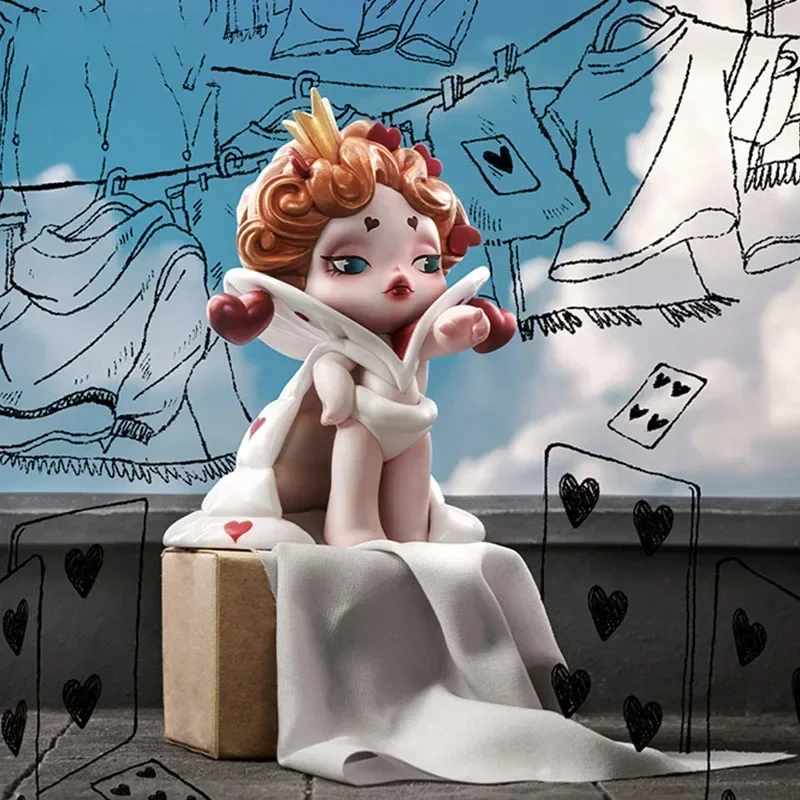 POP MART Skullpanda Everyday Wonderland Series Blind Box Torebka Niespodzianka Mystery Box Zabawki Figurka Lalka Śliczna Figurka Anime Ozdoby na Biurko