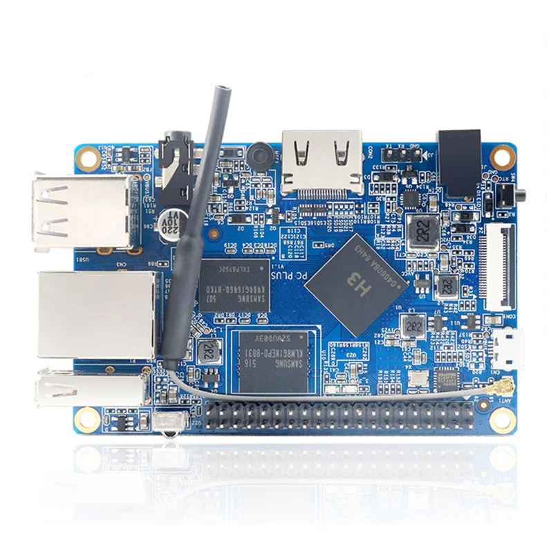 

B03B-For Orange Pi PC Plus For Android4.4 Ubuntu Debian OS Compatible 1G RAM 8GB EMMC Allwinner H3 Single Board Computer
