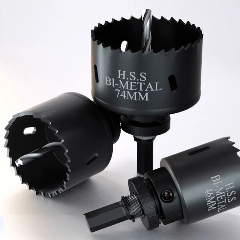 35-114mm Bi-Metal M42 Piła do otworów w rurach Bit do drewna Plastikowa płytka gipsowa Metalowa rura Cienka blacha Piła do otworów w rurach