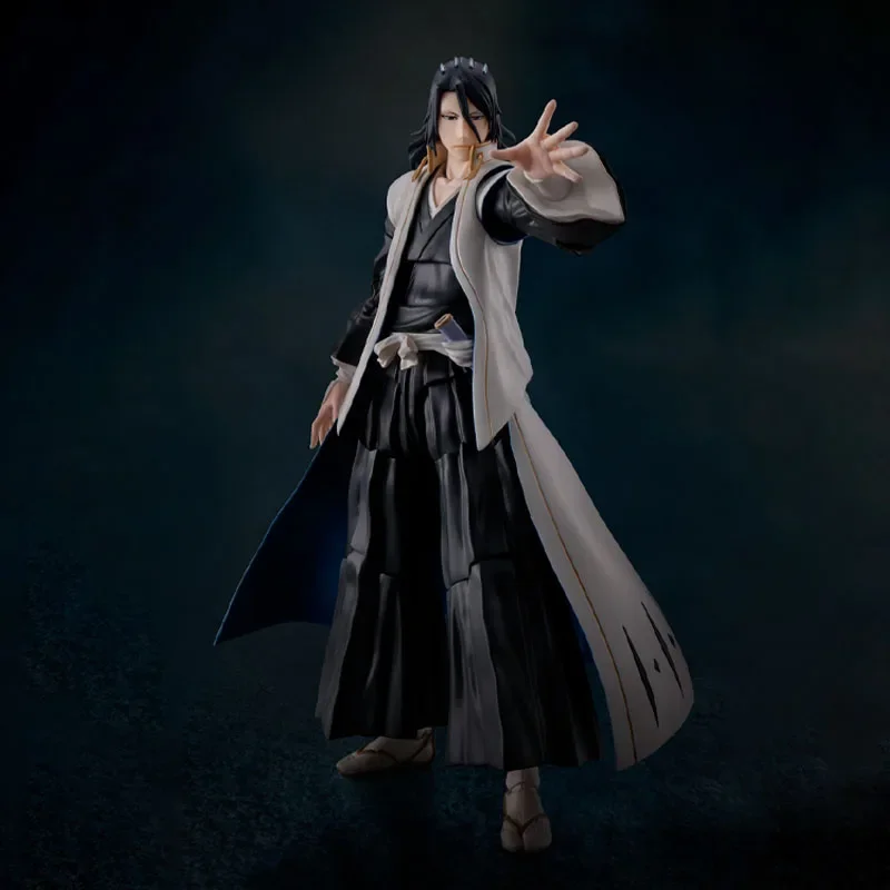 شخصية حركة أنيمي Bandai-blaach Kuchiki Byakuya ، لعبة نموذجية قابلة للتحصيل ، S.H.Figuarts ، SHF ، حقيقية ، أصلية ، متوفرة بالمخزون