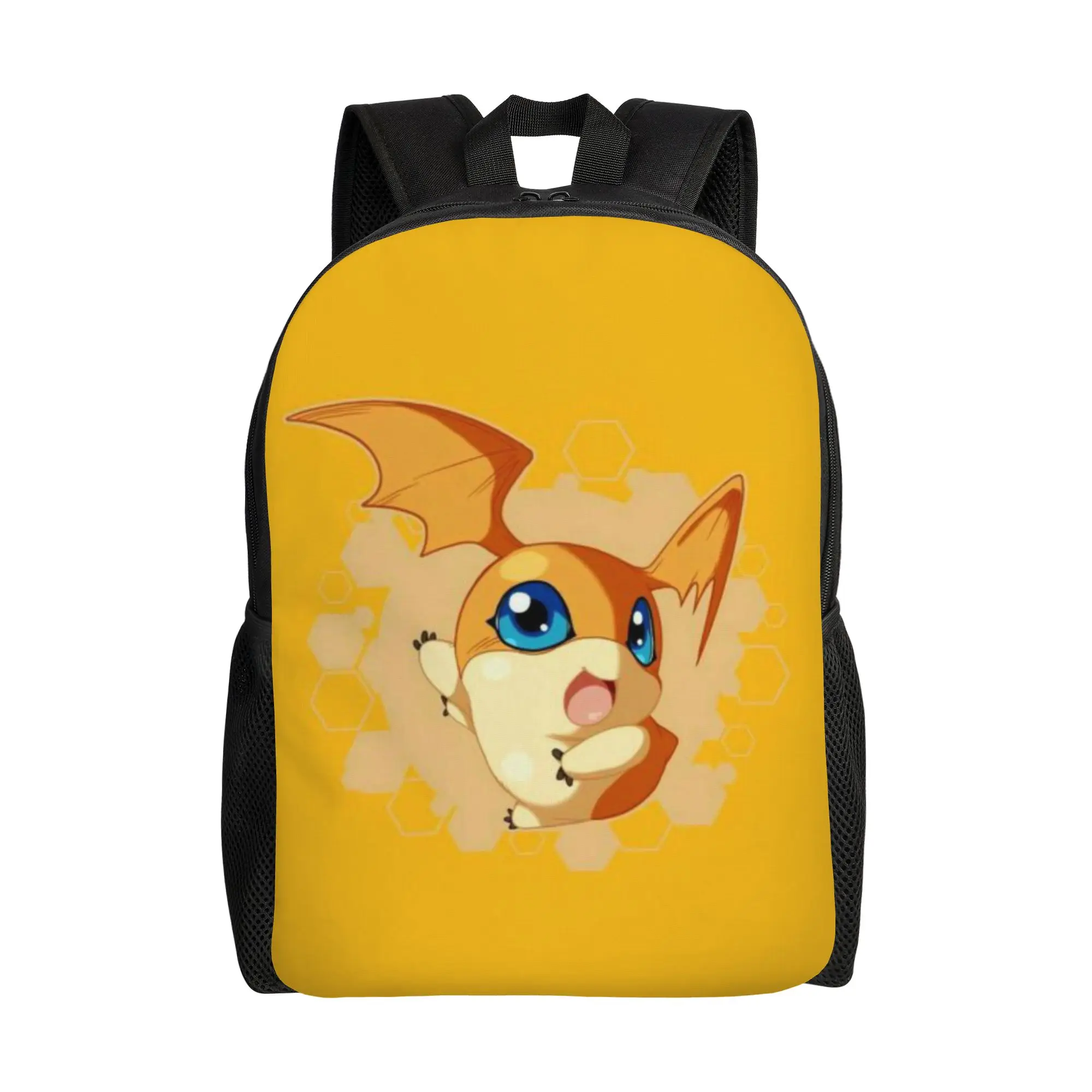 

Back to school season Patamon (2) Bookbag Digimon Male Lady Casual Backpack