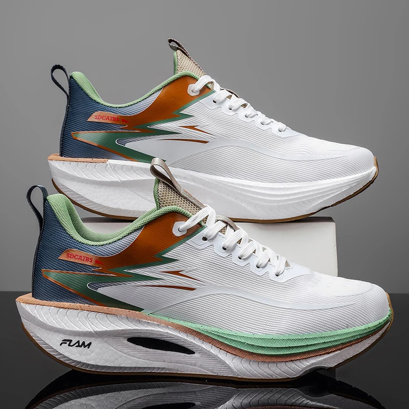 

Men's Running Shoes Outdoor Non-Slip Cushioning Breathable Trainer Shoes Mesh Couple Off-road Sneakers Race Luxury shoes Fashion