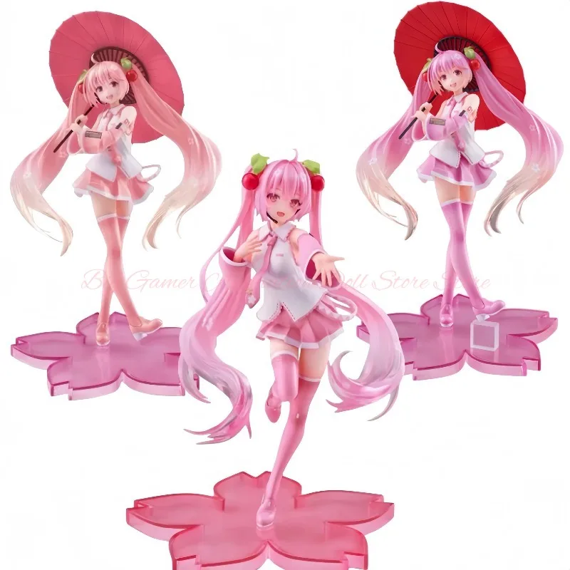 

Hatsune Miku Sakura Miku 2nd Season A Prize Umbrella Edition and LH Prize Recolor Ver., B Prize Sakura Miku Relax Ver. Figure