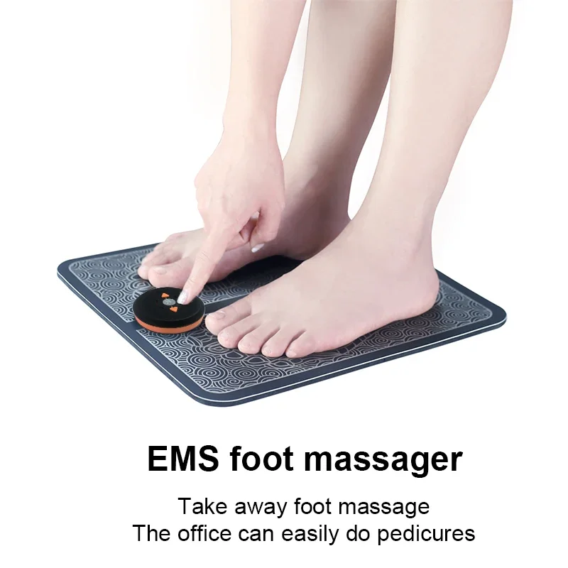 Electric Foot Massager EMS Massage Mat Health Care Relax Foot Physiotherapy Muscle Relaxation Foot Stimulator Blood Circu