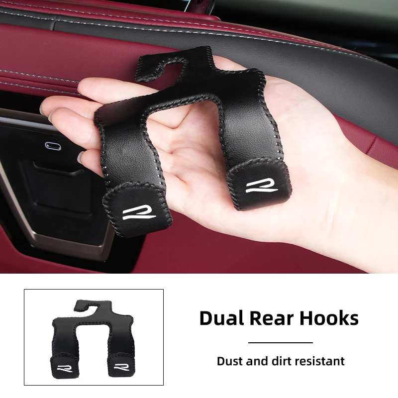 

Double Hooks Fastener For Automotive Leather Seams Storage Practical accessory For VW R Golf Polo Passat mk5 Jetta GTE GTI Tigua