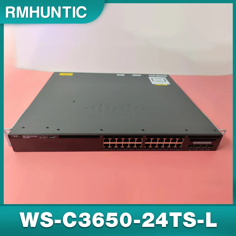 WS-C3650-24TS- L For Cisco Gigabit 24 Port Switch