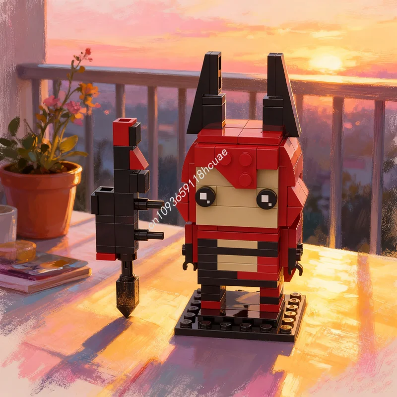 

169pcs MOC NIKKE Red Hood Brickheadz Model Building Blocks Architecture Toy Creative Idea Christmas Gifts Education Kids Brick