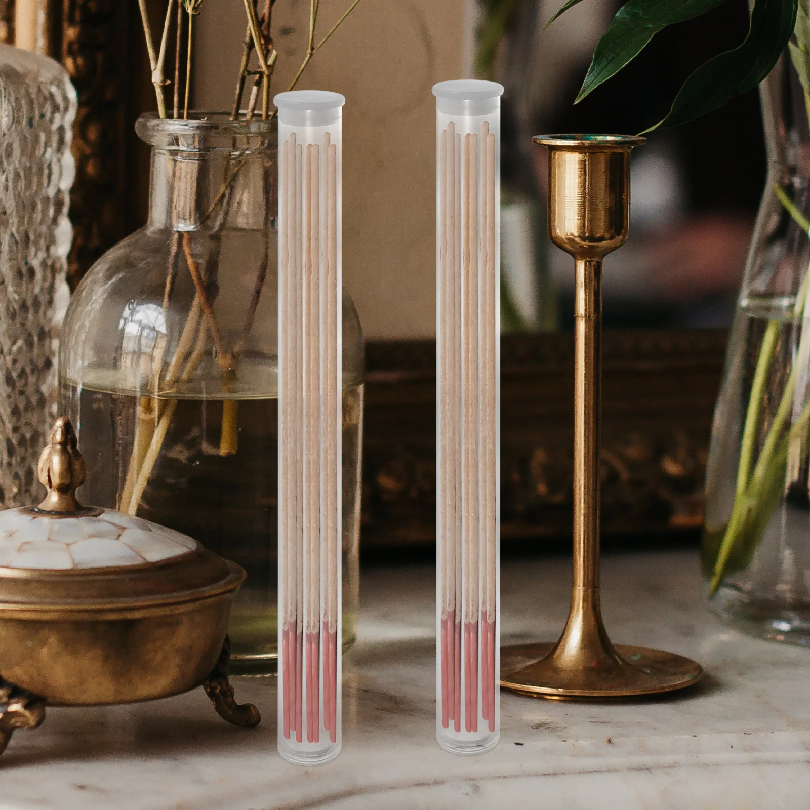 

6Pcs Incense Storage Tubes High Quality Craftsmanship Lightweight Portable for Sticks Aroma Small Items