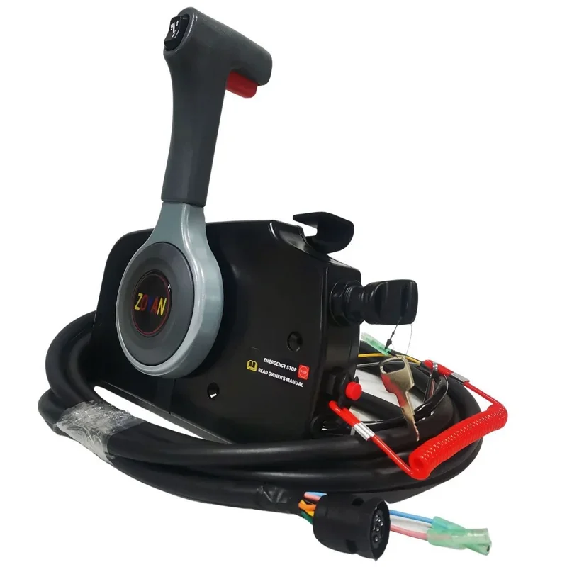 

Marine Power Trim Single Lever Plastic Outboard Marine Engine Outboard Remote Throttle Side Control Box Boat Hardware Fitting