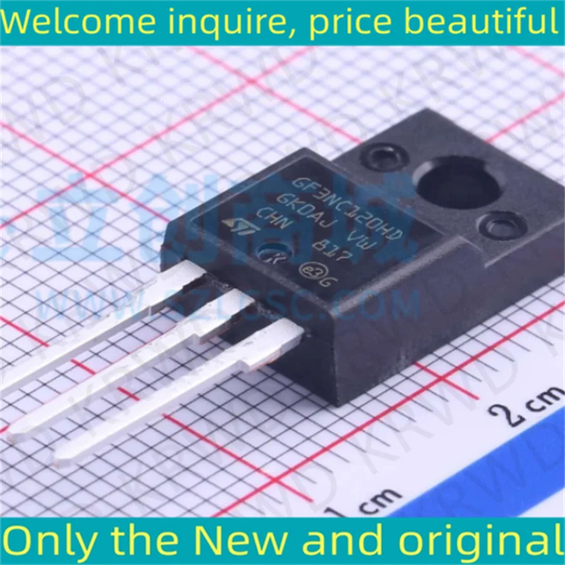 10PCS New and Original IC Chip STGF3NC120HD STGF3NC120H STGF3NC120 TO-220F