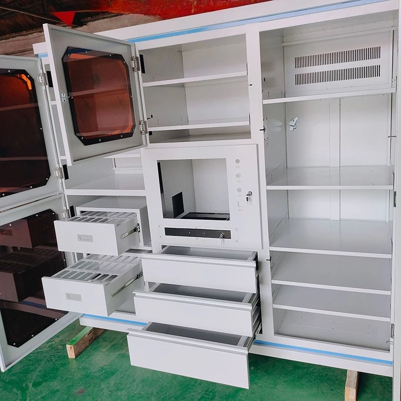 Simulation screen cabinet, small batch testing device cabinet, production simulation training cabinet