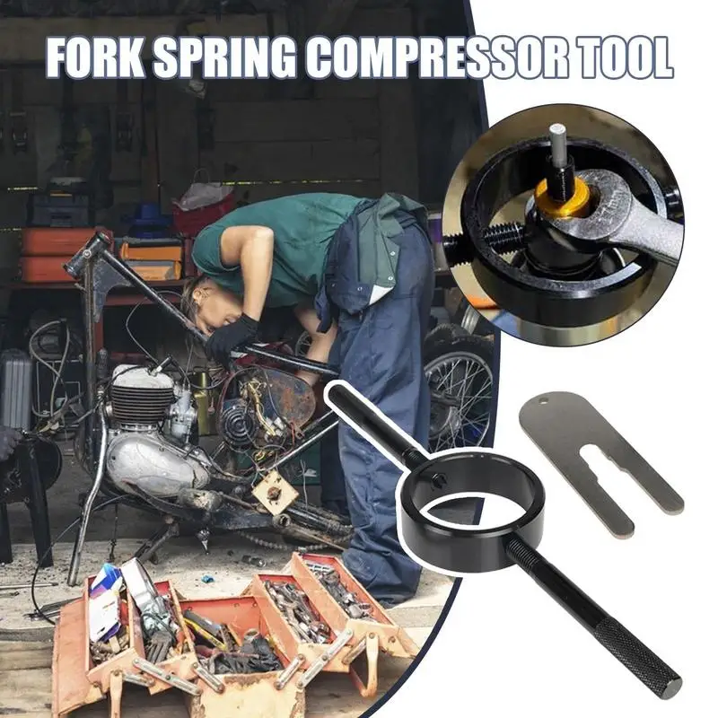 Fork Spring Compressor Tool Repair Replace Fork Spring Compressor Motorcycle Tool Home Maintenance Workshop Compressor Tool For