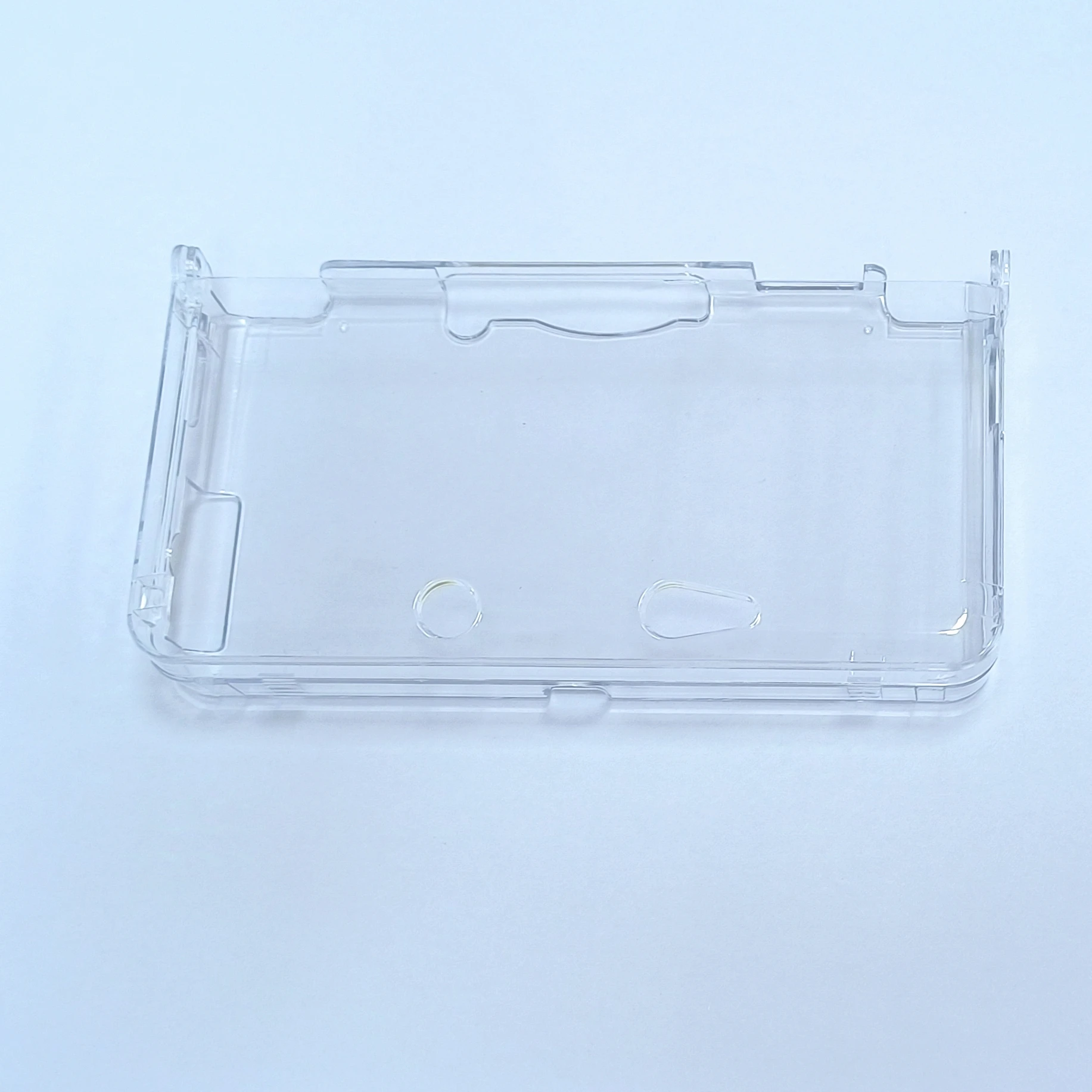 Capa de cristal duro de alta qualidade, tampa transparente, concha para console nintendo 3ds, anti arranhões, anti poeira, capa protetora
