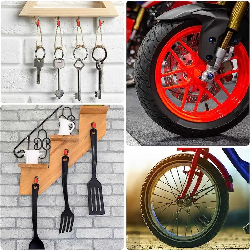 Aug. 600 Pieces Rubber End Caps Flexible Screw Cap Thread Bolt Protector Caps Covers Black Red Plastic Screw Caps In 9 Size