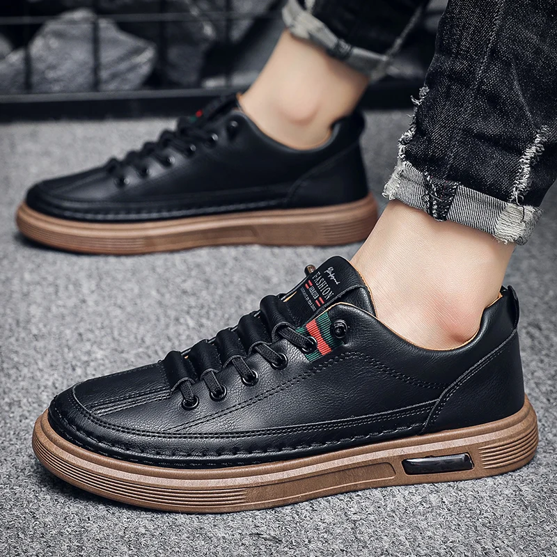 

Men's Casual Shoes Spring Autumn Depressurized Breathable Shoes Super Soft and Wear-resistant Men's Board Shoes Zapatos Hombre