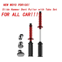 WOYO Car Dent Repair Tool Kit PDR100 Slide Hammer Dent Puller with PDR 007 Body Surface Paintless Dent Repair Pulling Tool