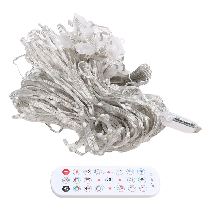 Smart Curtain Lights Bluetooth App Control RGB LED String  Waterproof Fairy Light USB DIY Display Room Decor