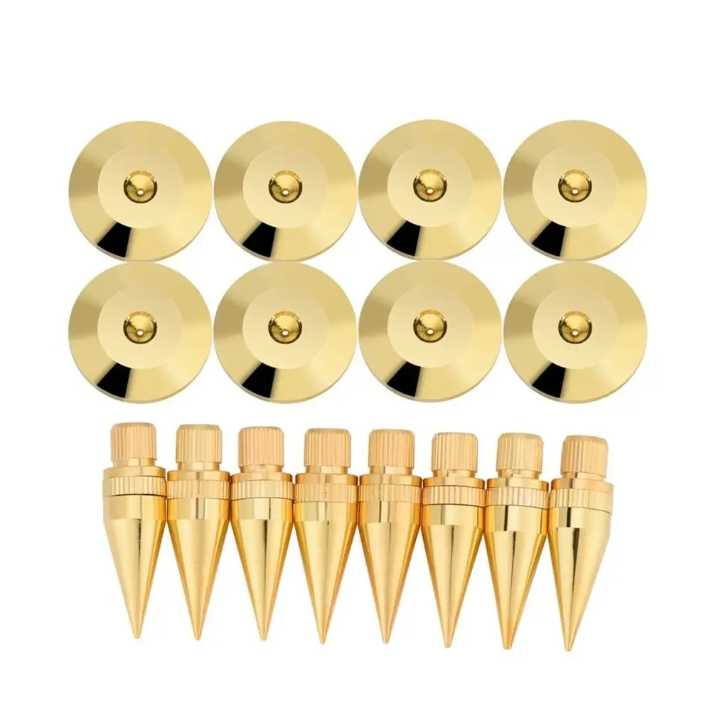 Copper Speaker Spike Gold Speaker Spikes Copper Copper Isolation Stand Speaker Feet Pad DVD Player