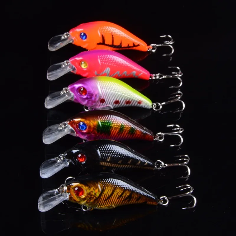 1pcs 7.2cm 12g Floating Soft Lure Rock n Roll Chubby with 3D