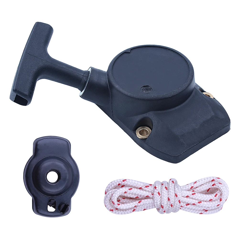 Kit de retroceso de arranque de cuerda de tracción para Stihl FS80 FS85 BG85 FR85 FS75 41371904000 , 1 arrancador de retroceso, 1 x perro de trinquete de arranque, 1 cuerda