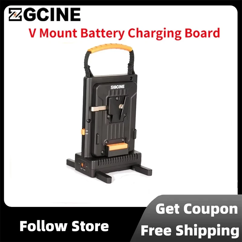 ZGCINE VM-C2 100W Fast charging Dual V Mount Battery Charging Board With DC USB-C Input D-tap Output Support USBC-PD 100W input