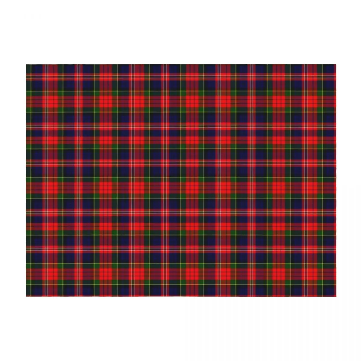 

Clan MacPherson Tartan Throw Blanket Custom Soft Beds Polar Furry Blankets