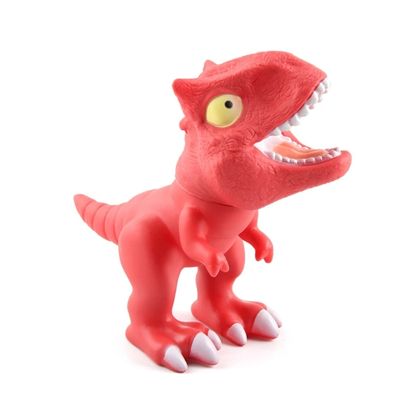 Borracha macia Dino Party Supplies Meia Stuffers Cestas Páscoa Brinquedos Sensoriais