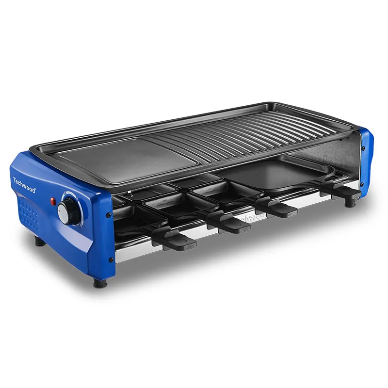 คู่ Lagen Rookloze ไฟฟ้าย่าง Bbq Grill Raclette Grill ไฟฟ้า Bakplaat