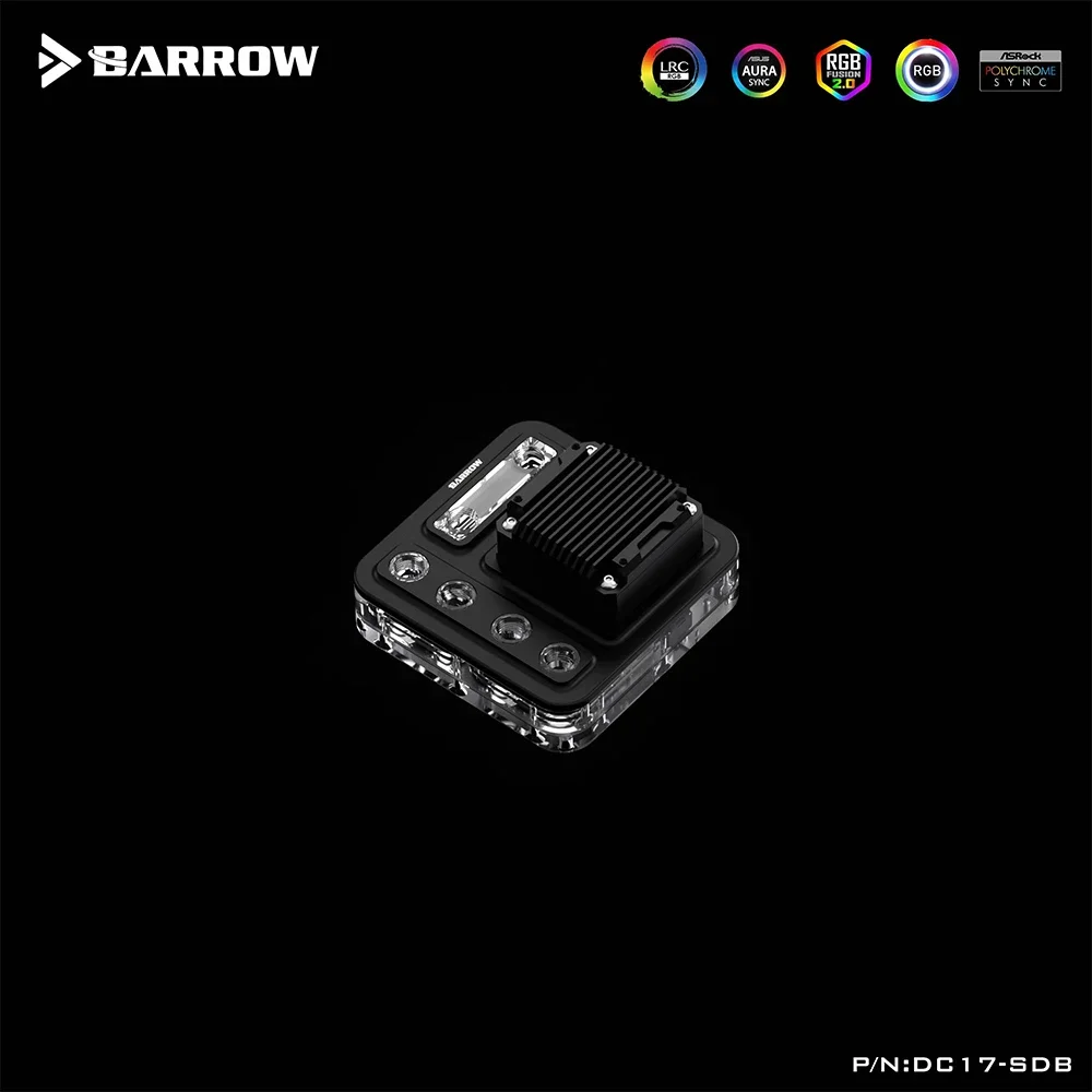 Imagem -03 - Distroplate Barrow com Bomba Integrada Placa Hidrovia Universal Chassi Itx Matx Tanque Refrigerado por Líquido Dc17-sdb 120 mm 240 mm 360 mm