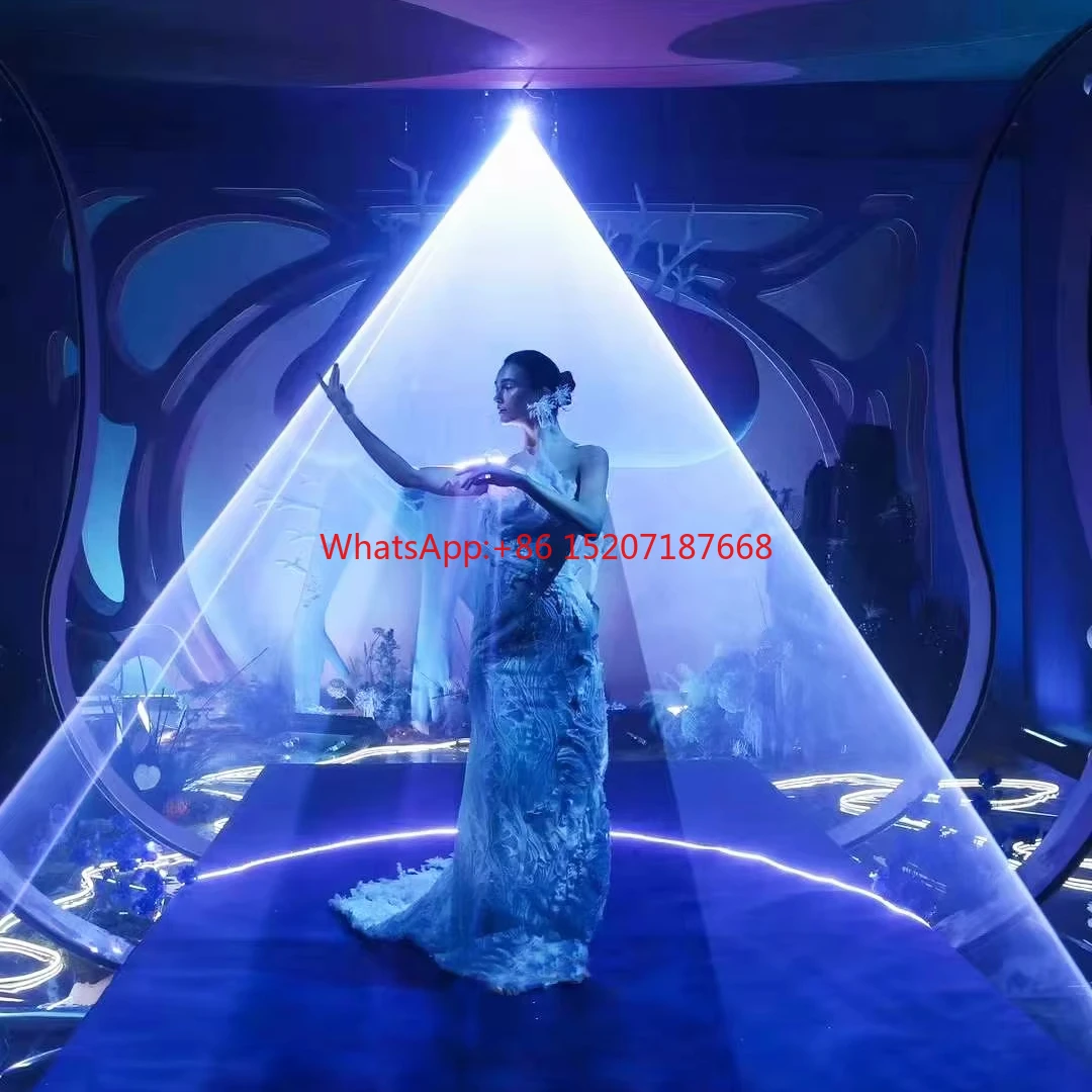 10W RGB Laser Light Waterproof Outdoor DMX Controlled Beam Stage Lights for Concerts Weddings Stage Performances-Scanning