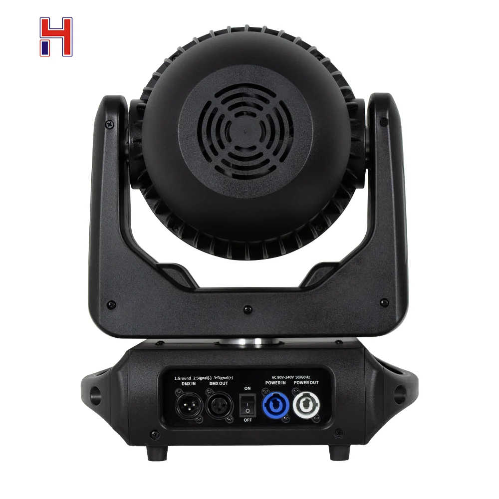 LED Moving Head DJ Lights 19*15W lyre Zoom Wash Rotating DMX Spot Lighting RGBW Full Colors Beam For Disco Party Bar Dance Floor