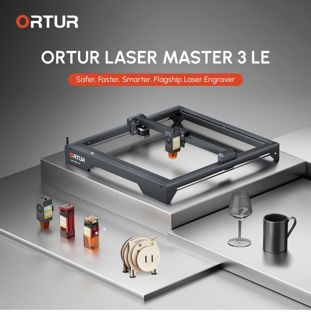 ORTUR 20w 30w High Accuracy small laser Plywood engraving machine and 3d laser cutting machine laser diode for sale