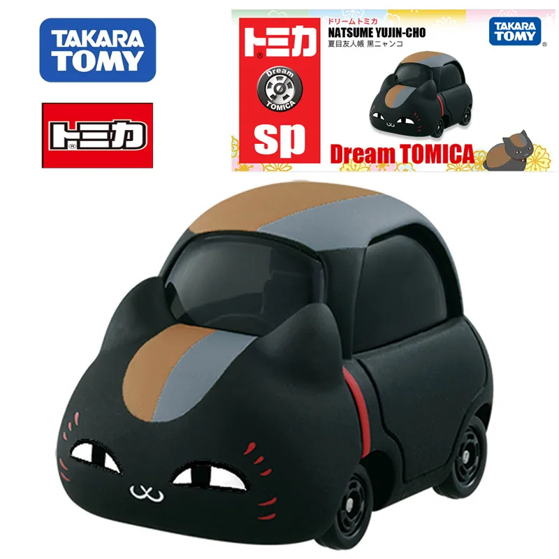 

TAKARA TOMY Tomica Natsume's Book of Friends Black Cat Teacher Machine Same Model Car Mini Die-cast Alloy Car Model Children Toy