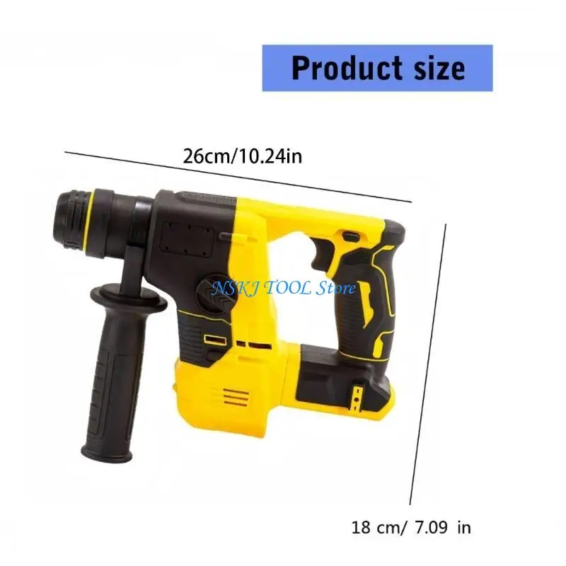 L8rc bürstenlesses elektrische Rotarys Hammer Beton schnurloser Perkussion Bohrmaschine Tool