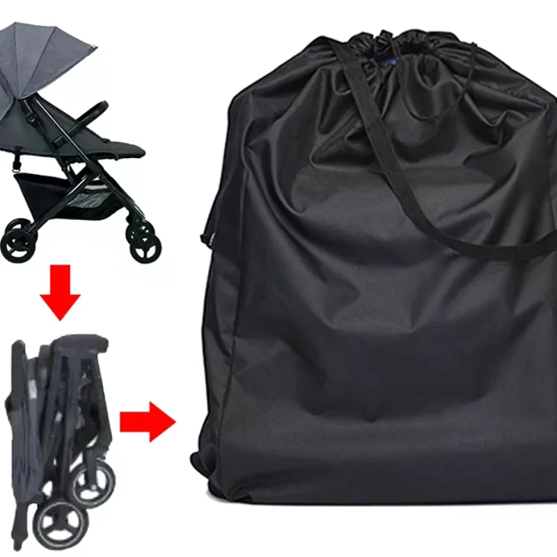 

Waterproof Travel Baby Stroller Travel Carry Bag Backpack Stroller Large Capacity Storage Bag With Shoulder Strap Organizer