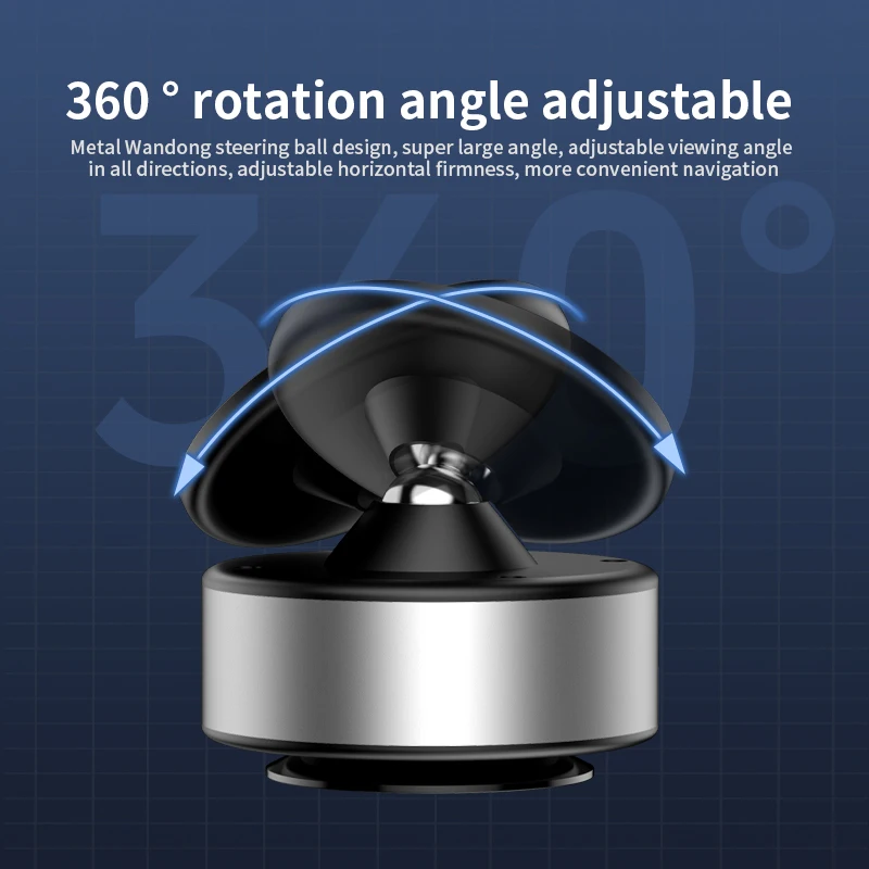 NEW Car Magnetic Vacuum Adsorption Bracket 360° Rotating Navigation Mobile Phone Holder For 4.7-inch Or Above Smartphones image 5