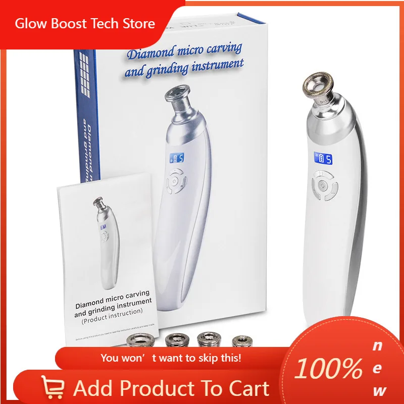 

NYDiamond Micro-Embroidery and Grinding Machine Negative Pressure Facial Microcrystal Cleanser Electric Exfoliation Home Cleanse