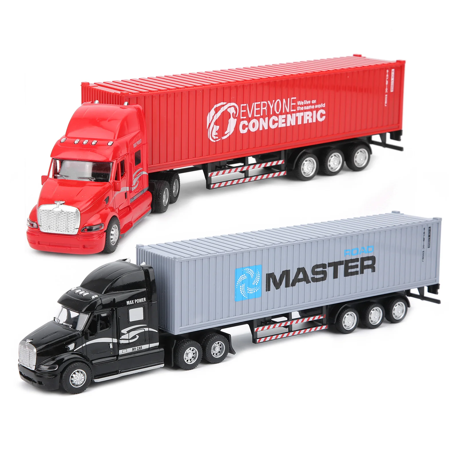 Alloy Car Model Alloy Simulation Container Car Model Children Kid Pull Back Car  with Sound Light Children Car Simulation Car
